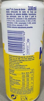 107-Kas Limón Zero 330ml *24*