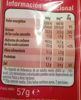 150-Snack Santa Ana 57gms *15*