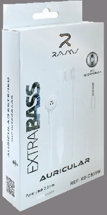 203-Auricular Stereo Colores RS-CE35W *10*
