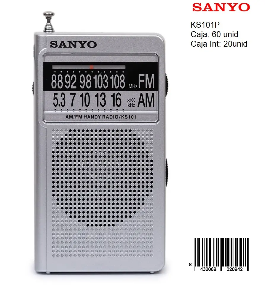 205-Radio AM/FM Sanyo KS101 *1*