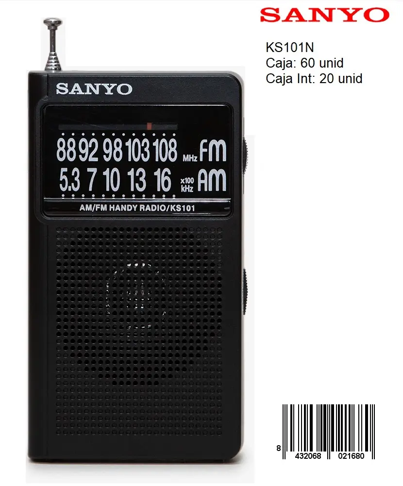 205-Radio AM/FM Sanyo KS101N *1*