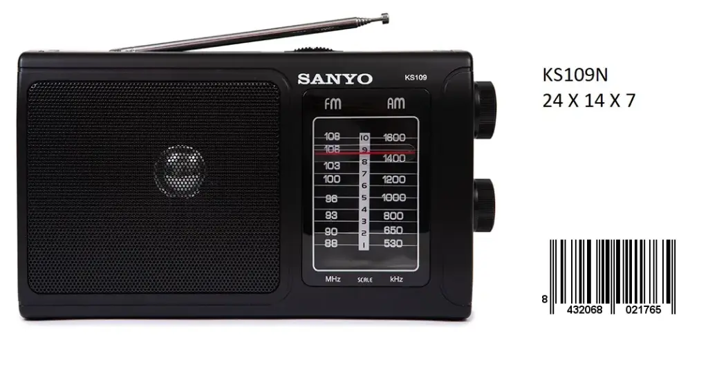205-Radio AM/FM Sanyo KS109N *1*
