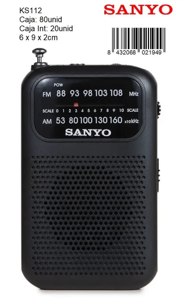 205-Radio AM/FM Sanyo KS112N *1*