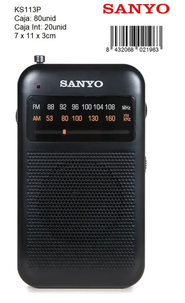 205-Radio AM/FM Sanyo KS113N *1*