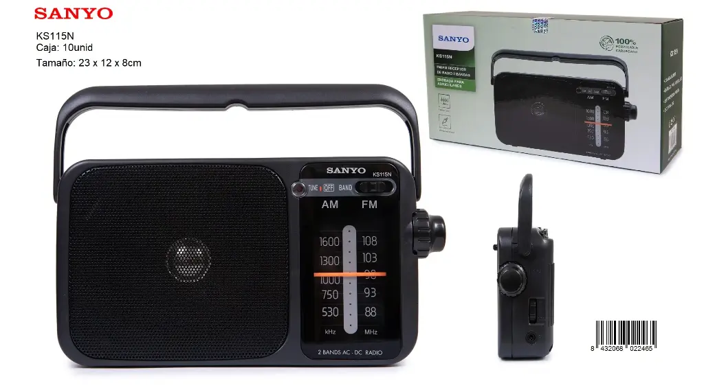 205-Radio AM/FM Sanyo KS115N *1*