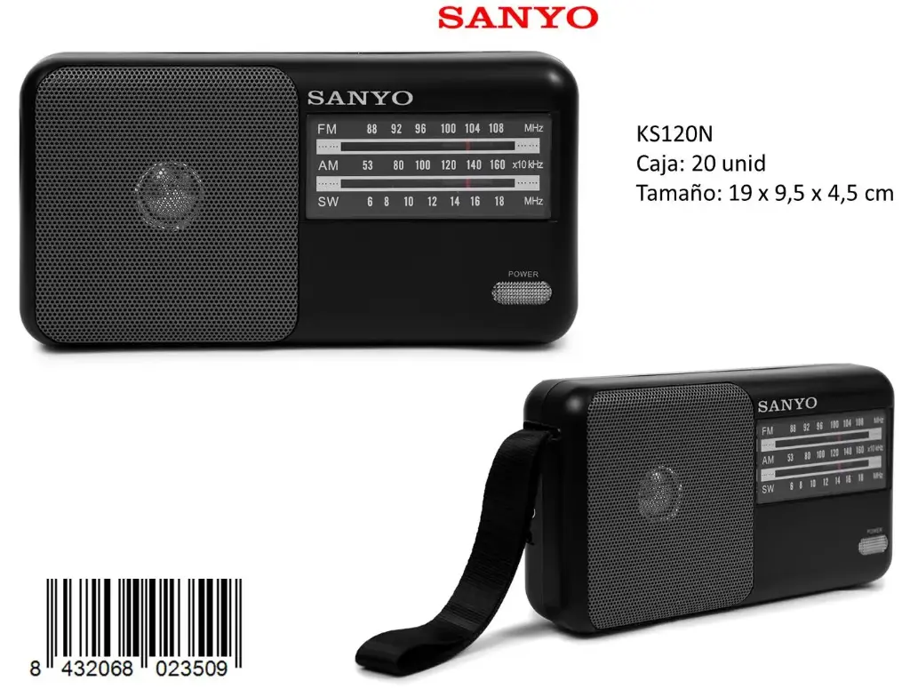 205-Radio AM/FM Sanyo KS120N *1*