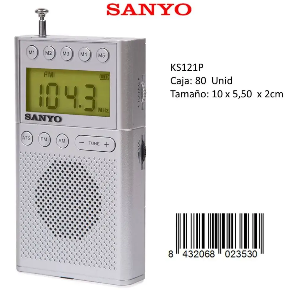 205-Radio AM/FM Sanyo KS121P *1*