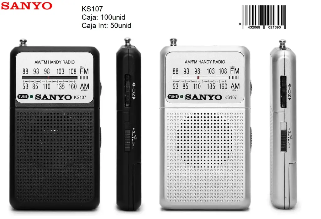205-Radio AM/FM Sanyo KS107P *1*