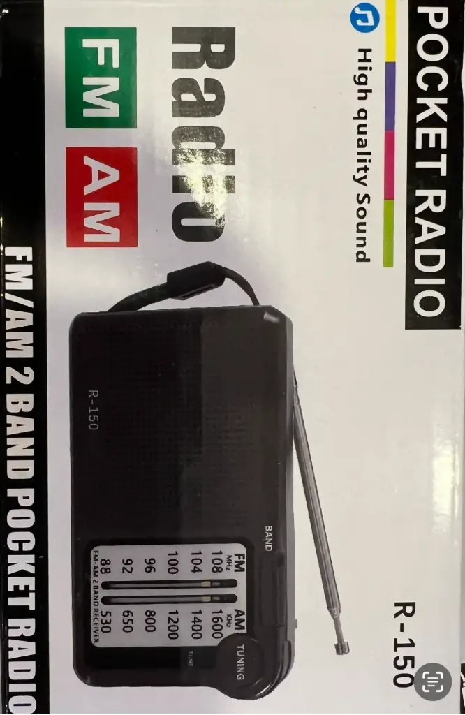 205-Radio AM/FM Horizontal R150 *100*.                                          