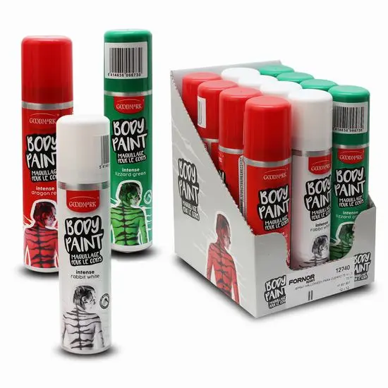 154-Spray para Cuerpo 75ml 3 Col HALLOWEEN *12*.