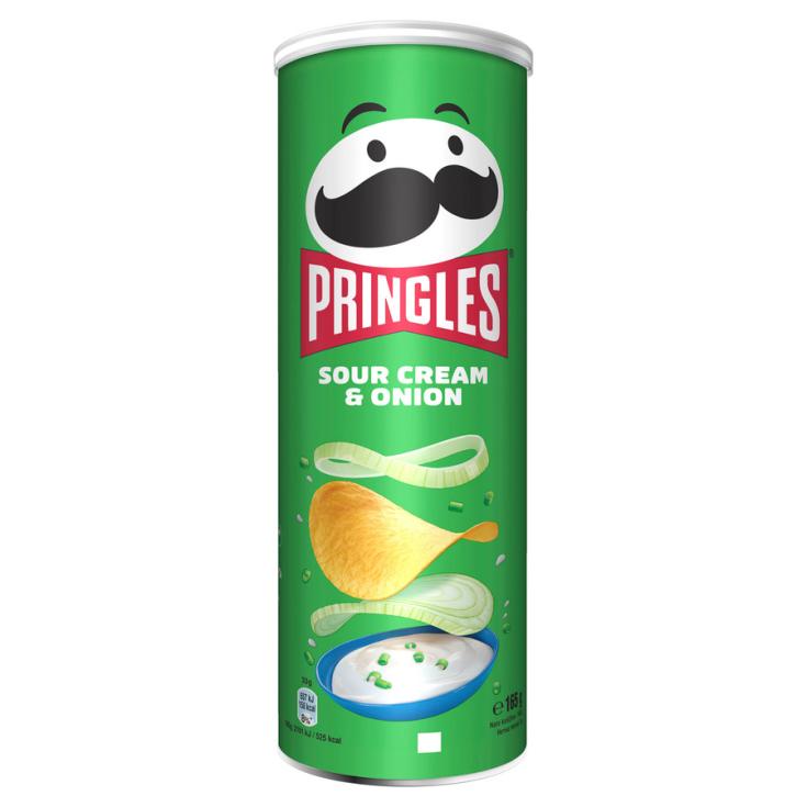 150-Patatas Pringles Sour Cream & Onion 165G *19*.