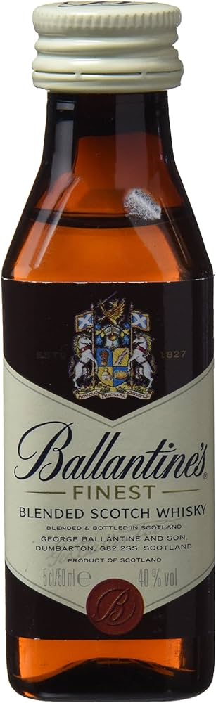 108-Mini Whisky Ballantines 50ml.