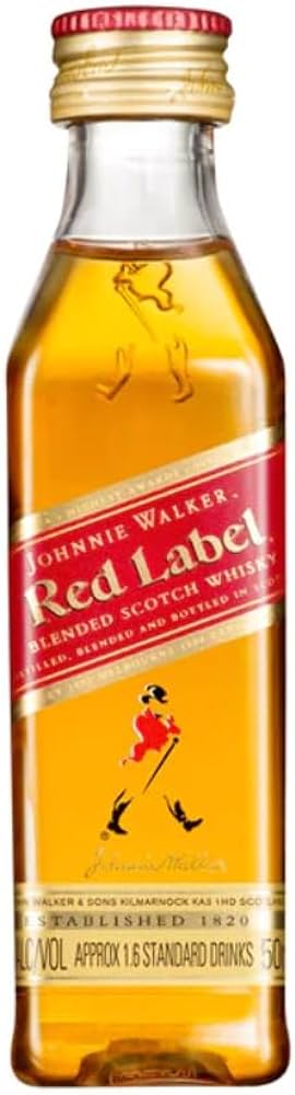 108-Mini Whisky Johnie Walker Red Label 50ml.