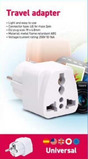 [8525152318411] 210-Adaptador Multiuso de Viaje *300*.