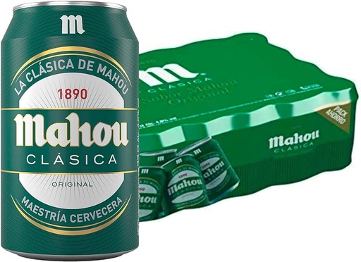 [8411327020008] Pack Cerveza Mahou Clasica 330ml *24*