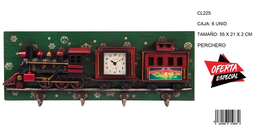 [CL225] 136-Reloj de Pared 55x21x2cm 225 *1*.