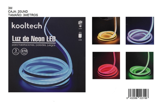 [3M] 114-Luz Neon Led 3M *1*