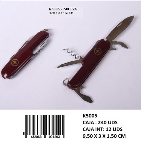 [K5005] 129-Navaja Multiusos 7-1 9.5x3x1.5cm *1*.