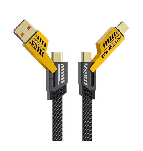 [S225] 208-Cable Cargador 4-1 65W/27W *100*.