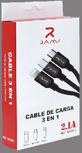 [209-01-007] 209-Cable de Nailon 3-1 RS-3N1L *10*