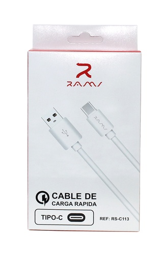 [RS-C113] 209-Cable Carga Rápida RS-C113 *10*