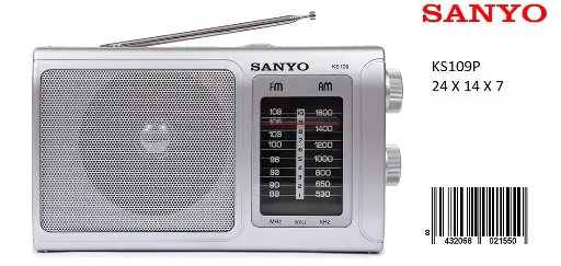 [KS109] 205-Radio AM/FM Sanyo KS109 *1*