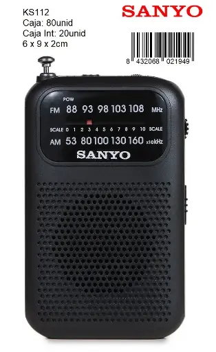 [KS112N] 205-Radio AM/FM Sanyo KS112N *1*