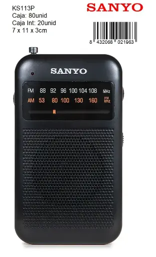 [KS113N] 205-Radio AM/FM Sanyo KS113N *1*