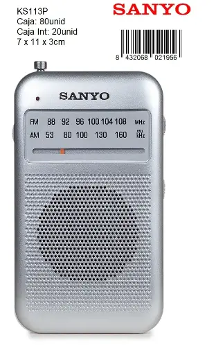[KS113P] 205-Radio AM/FM Sanyo KS113P *1*