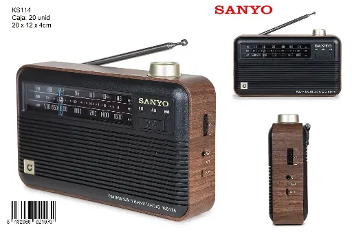[KS114] 205-Radio AM/FM Sanyo KS114 *1*