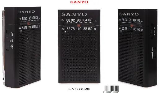 [KS123N] 205-Radio AM/FM Sanyo KS123N *1*