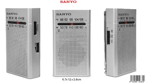 [KS123P] 205-Radio AM/FM Sanyo KS123P *1*