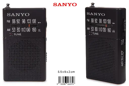 [KS125N] 205-Radio AM/FM Sanyo KS125N *1*