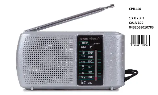 [CPR114] 205-Radio AM/FM Kooltech CPR114 *1*