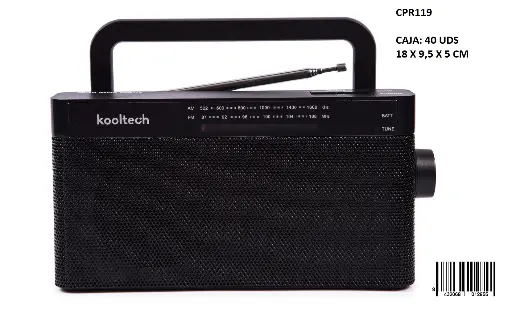 [CPR119] 205-Radio AM/FM Kooltech CPR119 *1*