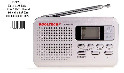 [CPR123] 205-Radio AM/FM Kooltech CPR123 *1*