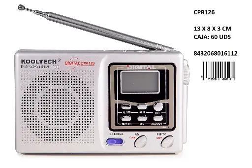 [CPR126] 205-Radio AM/FM Kooltech CPR126 *1*