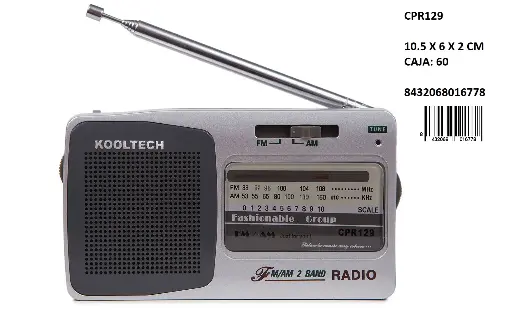 [CPR129] 205-Radio AM/FM Kooltech CPR129 *1*
