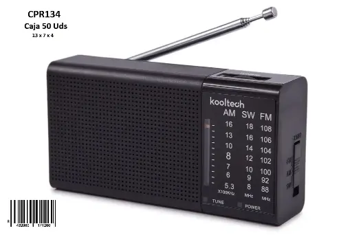 [CPR134] 205-Radio AM/FM Kooltech CPR134 *1*