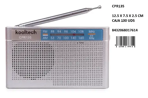 [CPR135] 205-Radio AM/FM Kooltech CPR135 *1*