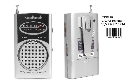 [CPR140] 205-Radio AM/FM Kooltech CPR140 *1*