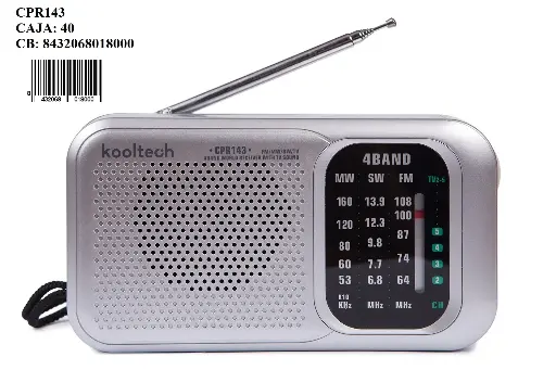 [CPR143] 205-Radio AM/FM Kooltech CPR143 *1*