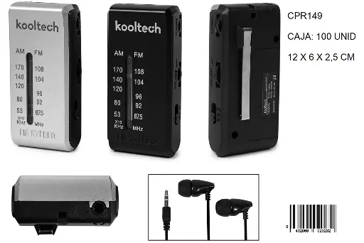[CPR149] 205-Radio AM/FM Kooltech CPR149 *1*
