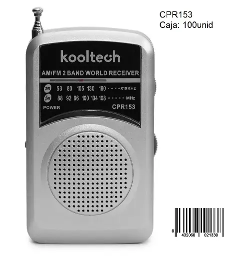 [CPR153] 205-Radio AM/FM Kooltech CPR153 *1*