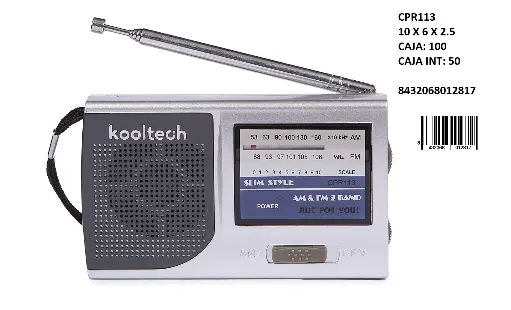 [CPR113] 205-Radio AM/FM Kooltech CPR113 *1*