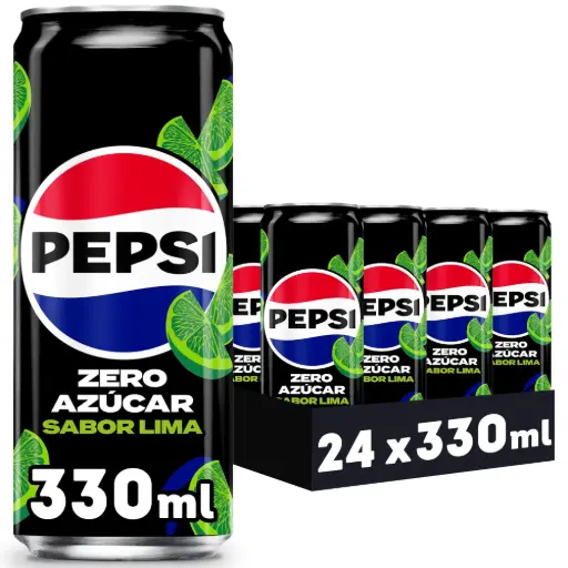 [2589] 107-Pepsi Zero Lima Can 330ml *24*