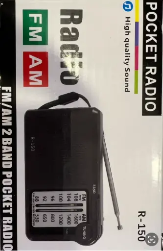[R150] 205-Radio AM/FM Horizontal R150 *100*.                                          