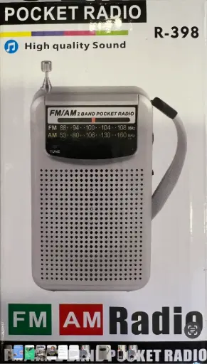 [R398] 205-Radio AM/FM Horizontal R398 *100*.                                 