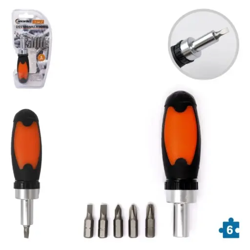 [HT477] 213-Destornillador 5 en 1 (6pcs) *48*.