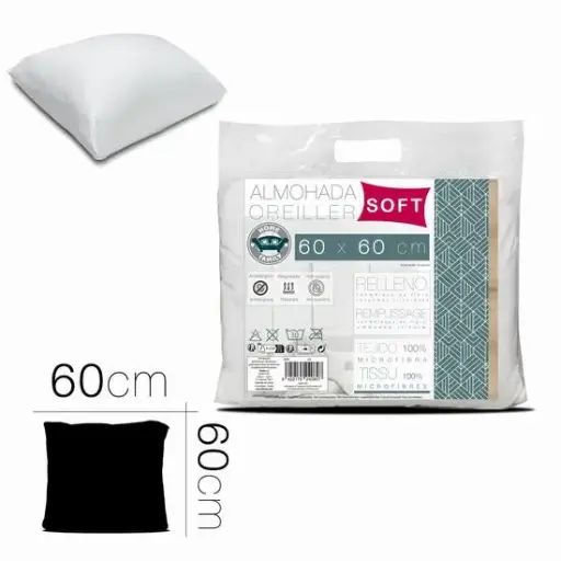 [24080] 130-Almohada Soft 60 x 60 cm *6*.